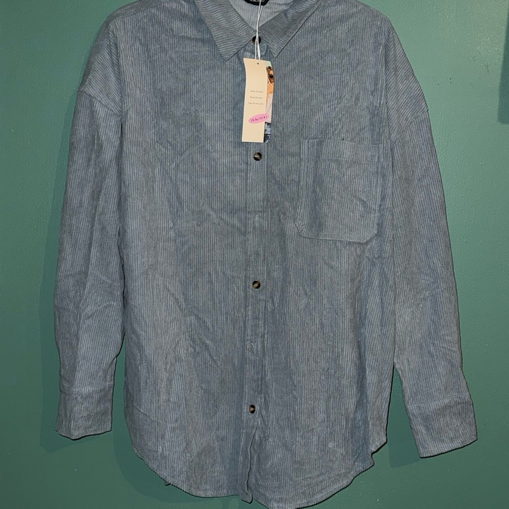 Blue Striped Women's Blouse